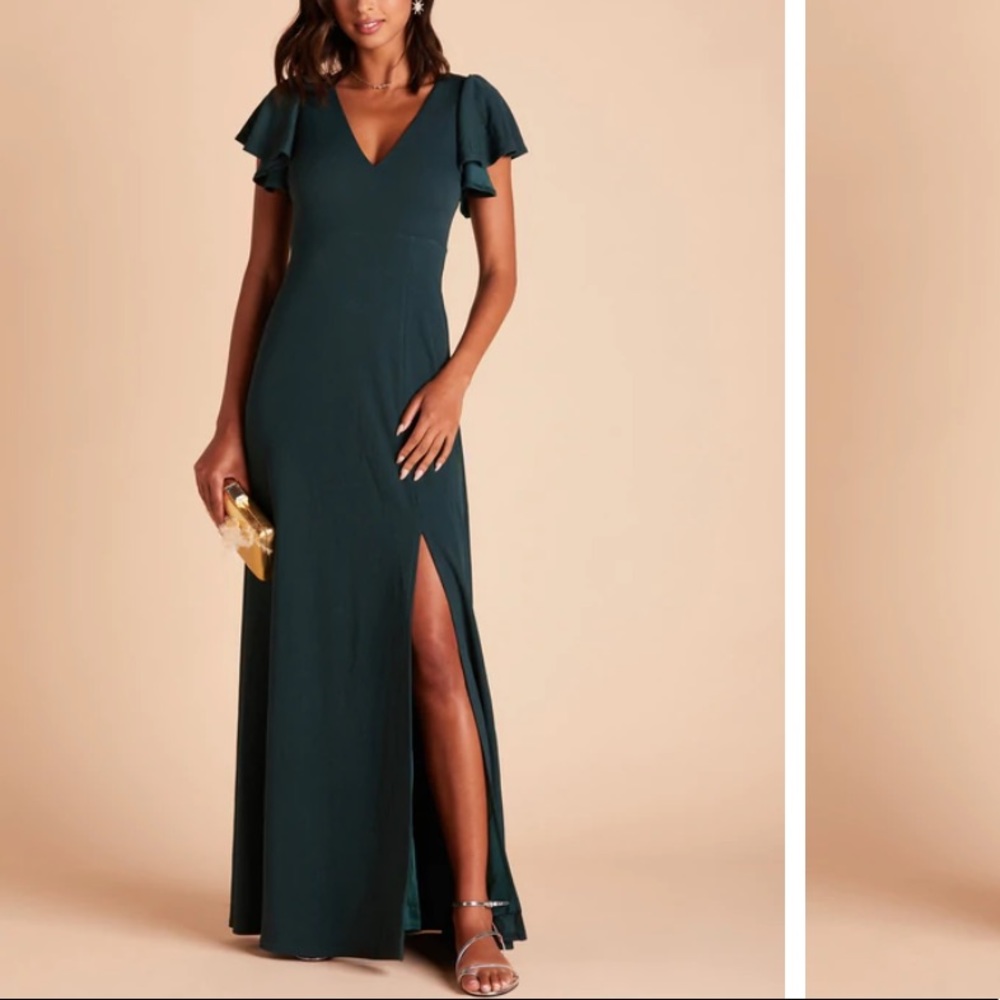 Birdy Grey Hannah Crepe Dress | emerald
